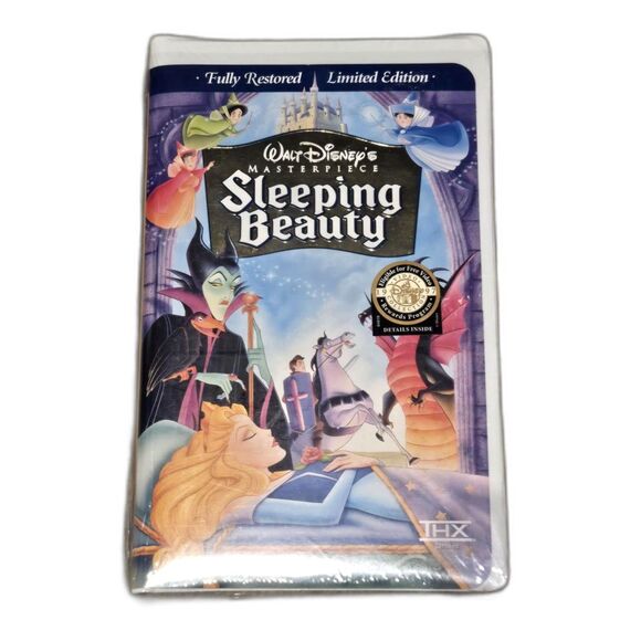 Sleeping Beauty VHS Disney Masterpiece Fully Restored Limited Edition (Sealed) - Picture 1 of 3